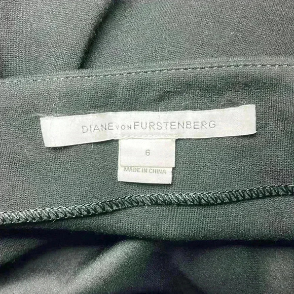 Diane von Furstenberg Black Skirt Stretch Pencil Career Pockets New Koto - Picture 9 of 14